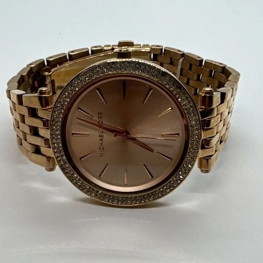 Michael Kors Darci MK3192 Women Rose Gold Analog Dial Quartz Wrist Watch JNA293